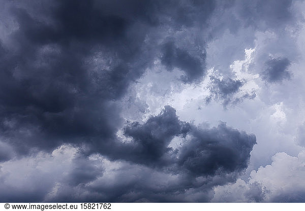 Italy  Gray storm cloudscape