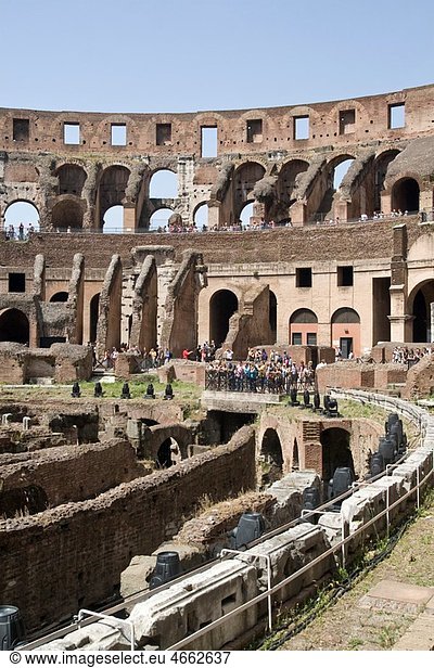 Italy  Rome  Interior of The Colosseum