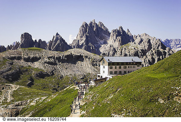 Italy  Sesto Dolomites  Mountain scenery