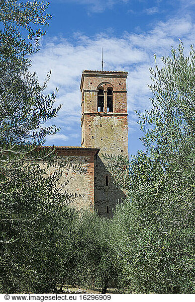 Italy  Tuscany  Val d'Orcia  Abbey in Castelmuzio