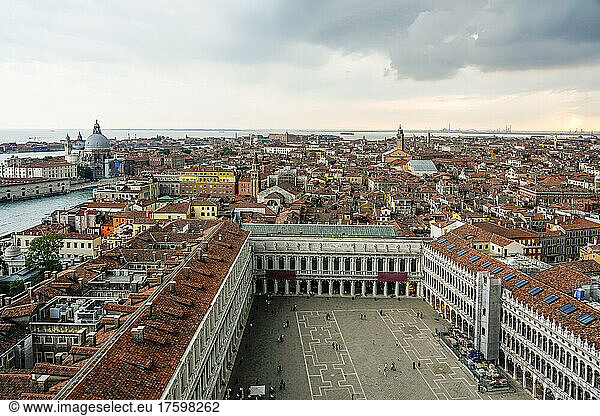 Italy  Veneto  Venice  View of Piazza San Marco