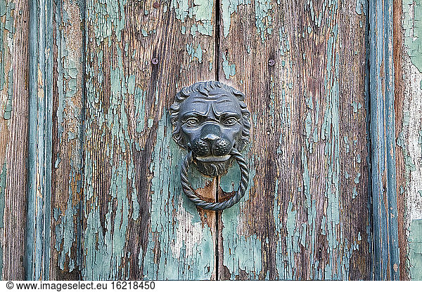Italy  Venice  Door knocker  close up