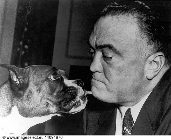 J. Edgar Hoover and Boxer  1960s