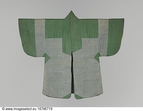 Jacket (Chabaori)  ca. 1767–1866. Edo period (1615–1868).
Paper  silk  102 × 128 cm.
Inv. Nr. 2011.434
New York  Metropolitan Museum of Art.