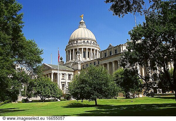 Jackson Mississippi State Capitol Building.