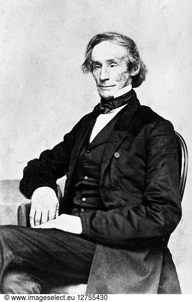 JAMES GORDON BENNETT SR. (1795-1872). American newspaper publisher and editor.