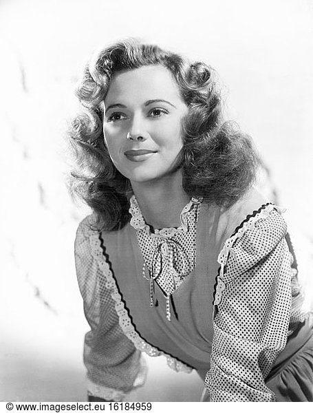 Jan Clayton  Half-Length Publicity Portrait for the Film  'This Man's Navy'  MGM  1945