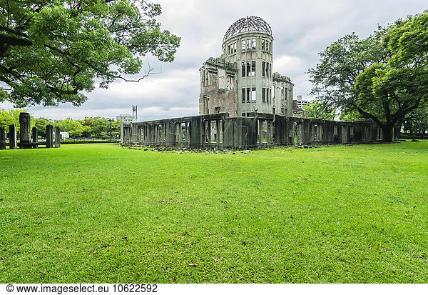 Japan  Hiroshima  view to peace monument