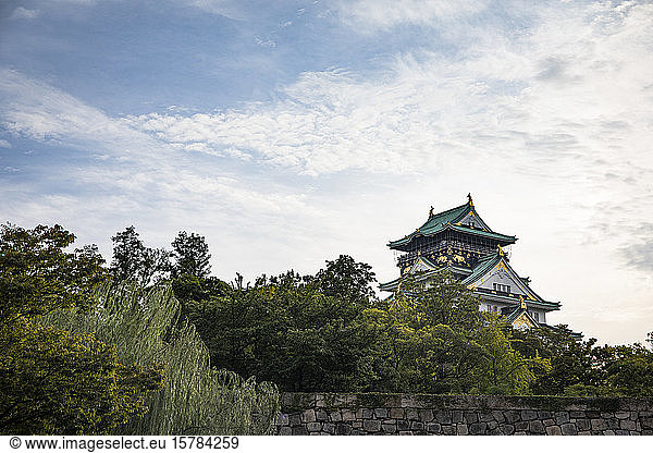 Japan  Osaka  Außenansicht der Burg