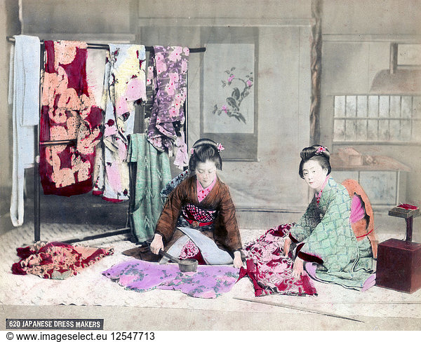 Japanische Schneiderinnen. Künstler: Unbekannt