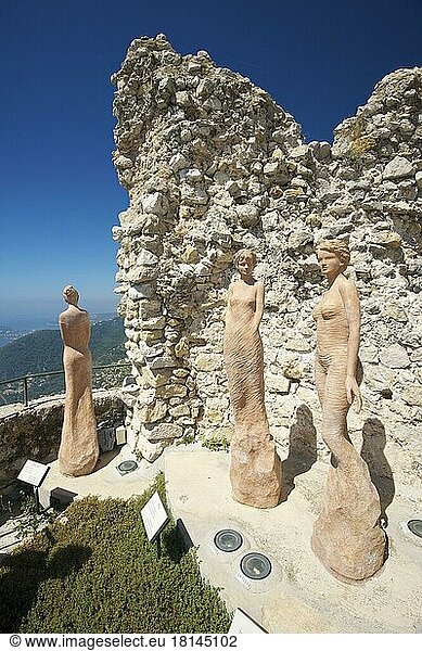 Jardin Exotique in Eze  Cote d'Azur  Alpes-Maritimes  Provence-Alpes-Cote d'Azur  Frankreich  Europa