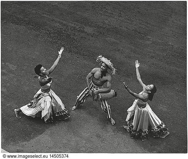 Jean Leon Destinié  Haitian Folk Dancer  1955