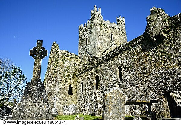 Jerpoint Abbey  Irland  Klosteranlage  Europa