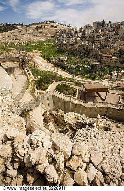 Jerusalem Hauptstadt Ausgrabungsstätte Naher Osten Israel