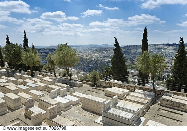 Jewish Graveyard on the Mount of Olives