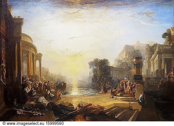 JMW Turner 1775-1851. The Decline of the Carthaginian Empire - Exhibited 1817. Oil on canvas.