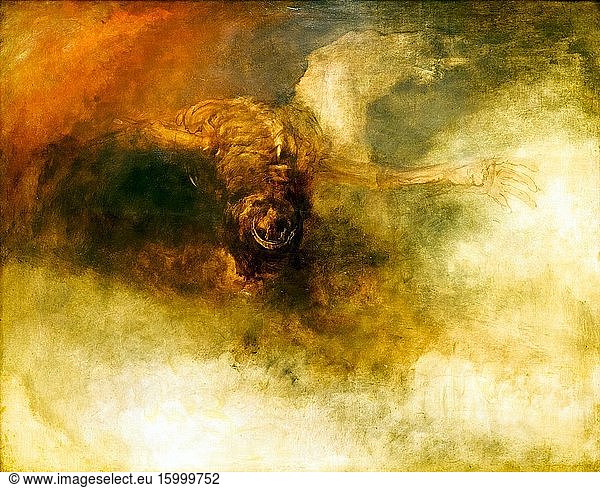 JMW Turner 1775- 1851. The Fall of Anarchy (?). c. 1833?. ?4. Oil paint on canvas.