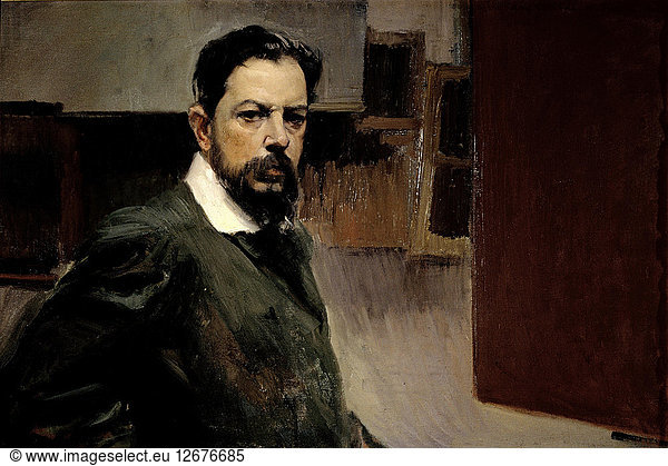 Joaquín Sorolla (1863-1923)  Selbstporträt.