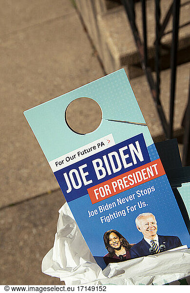 Joe Biden 2020 Presidential Election Door tag