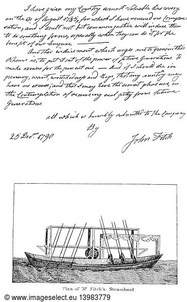 John Fitch Steamboat  1790