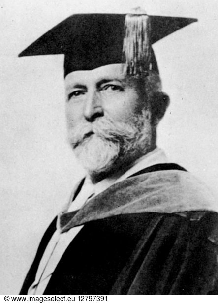 JOHN HARVEY KELLOGG (1852-1943). American surgeon and nutrionist. Photographed c1914.