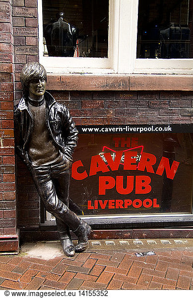 John Lennon statue  Liverpool