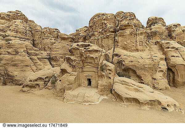 Jordan  Maan Governorate  Petra  Archaeological site Little Petra in Petra Archaeological Park