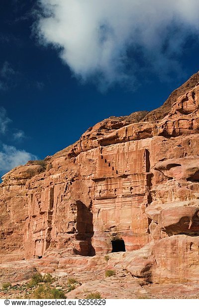 Jordan Petra-Wadi Musa Ancient Nabatean City of Petra Turkmaniya Tomb