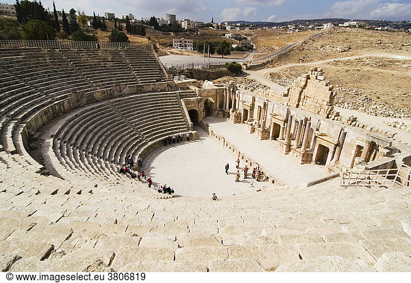 Jordanien Jerash Gerasa Amphitheater