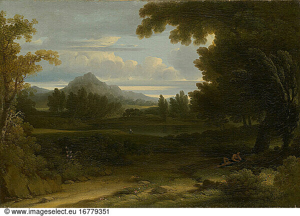 Joshua Shaw  ca 1777–1860. Solitude   1818. Oil on canvas  54.5 × 78.7 cm.
Inv. No. 2004.489 
Chicago  Art Institute.