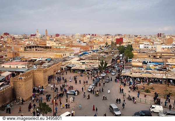 Joutia d´Oujda square  Oujda  Oriental region  Morocco