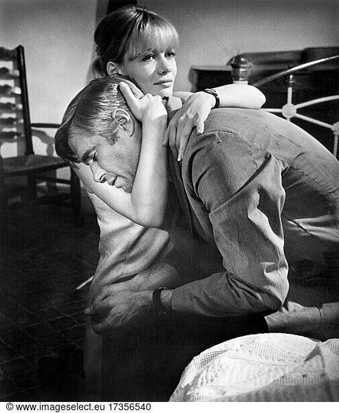 Judy Geeson  George Peppard  on-set of the Film  The Executioner   Columbia Pictures  1970
