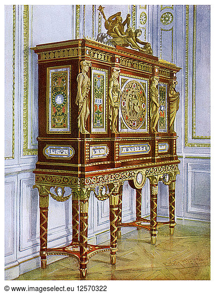 Juwelenkabinett von Marie Antoinette  Versailles  Frankreich  1911-1912  Künstler: Edwin Foley