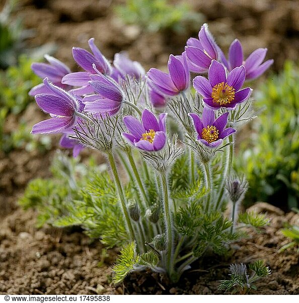 Küchenschelle  Kuhschelle Gewöhnliche Kuhschelle (Pulsatilla vulgaris)  Culinary bell  cow's bell usual cow's bell