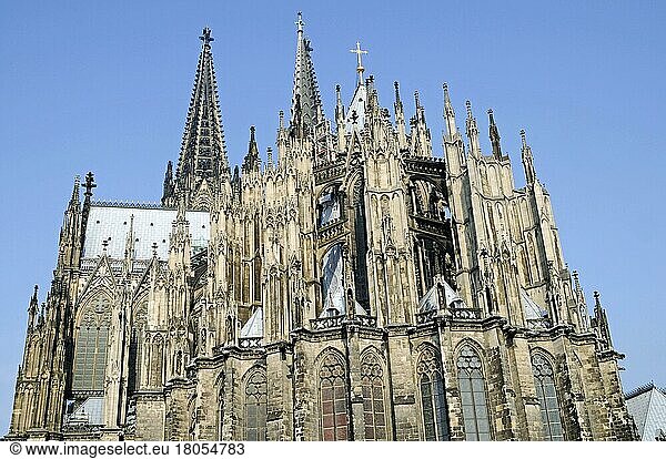 Kölner Dom  er  Kölner  Dom  Kathedrale  Köln  Rheinland  Nordrhein-Westfalen  Deutschland  Europa