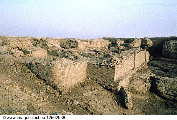 Königlicher Friedhof  Ur  Irak  1977.