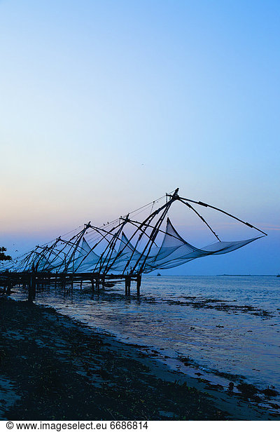 Küste  Indianer  Netz  angeln
