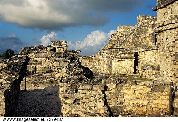 Küste  Mexiko  Mittelamerika  Karibisches Meer  Maya  Tulum