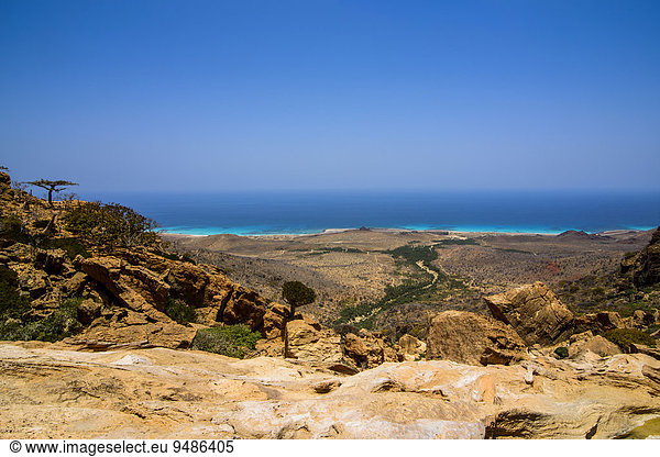 Küste  Schutzgebiet Homhil  Insel Sokotra  Jemen  Asien