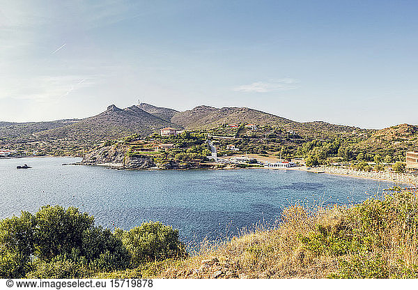 Küste von Kap Sounion  Attika  Griechenland
