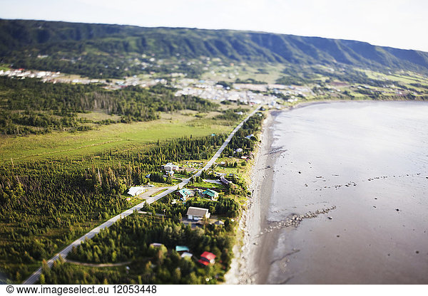 Kachemak Drive Along Kachemak Bay; Homer  Alaska  United States Of America