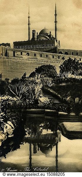 Kairo - Die Zitadelle   ca. 1918-c1939. Schöpfer: Unbekannt.