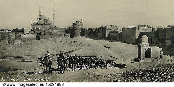 Kairo - Die Zitadelle ca. 1918-c1939. Schöpfer: Unbekannt.