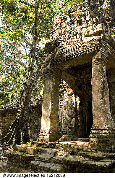 Kambodscha  Angkor  Preah-Khan-Tempel  Ruinen