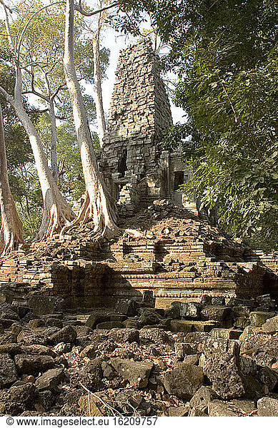 Kambodscha  Angkor  Siem Reap  Preah Palilay-Tempel