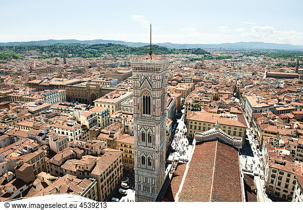 Kampanile von Santa Maria del Fiore  Florenz  Italien