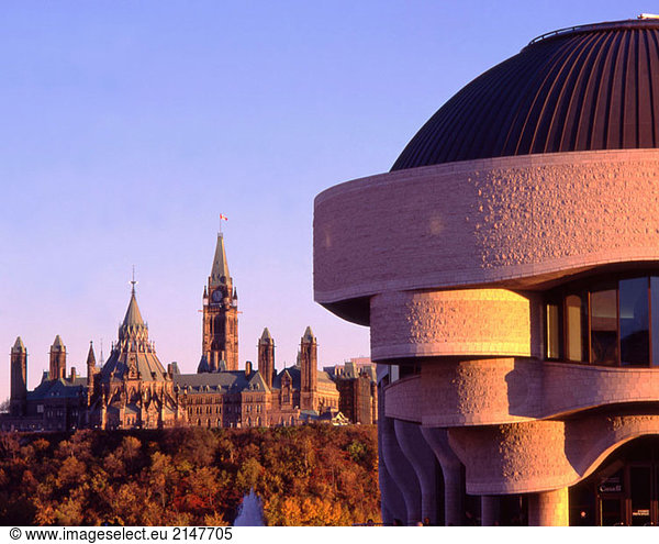 Kanada  Ontario/Québec  Ottawa/Hull  Parlament-Gebäude & Museum der Kulturen