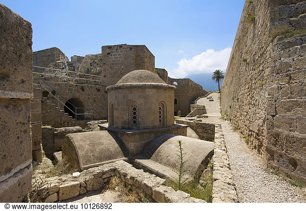 Kapelle in der Festung am Hafen von Girne,  Keryneia,  in Nordzypern,  Zypern,  Europa