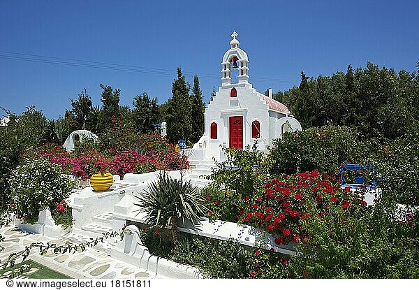 Kapelle  Mykonos  Kykladen  Griechenland  Europa
