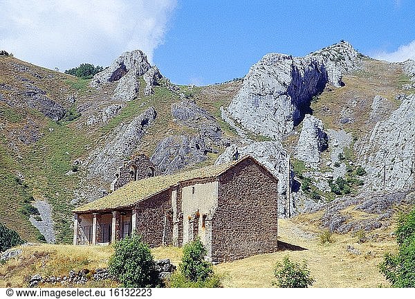 Kapelle von Pruneda. Babia-Tal  Provinz León  Kastilien-León  Spanien.